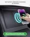 cybtkcar 2025 Tesla Wireless Charger Mat Model 3 Highland 2024 2025 Center Console Silicone Cover Wireless Charging Phone Pad Interior Model 3 Accessories