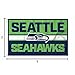 Rico Industries NFL Football Seattle Seahawks Bold 3' x 5' Banner Flag Single Sided - Indoor or Outdoor - Home Décor