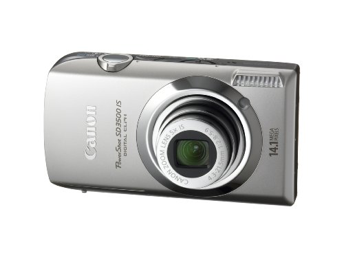 Canon PowerShot SD3500IS 14.1MP fW^J 3.5C`^b`plLCD5{Lpw摜Y[t