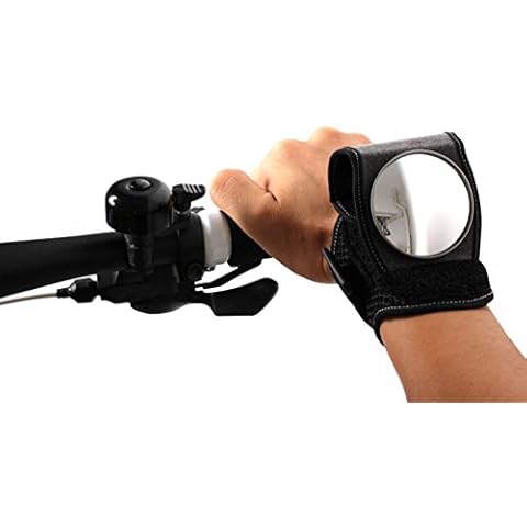 mzcurse Arm Wear Back Mirror Bicycle Rear View Cycing Backeye with Waist Band Cover