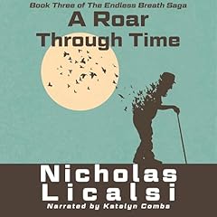 Diseño de la portada del título A Roar Through Time