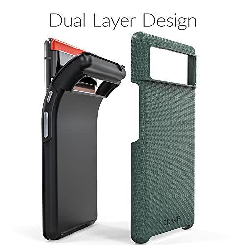 Crave Dual Guard For Google Pixel 6, Shockproof Protection Dual Layer Case For Google Pixel 6 - Shaded Spruce #TOP3