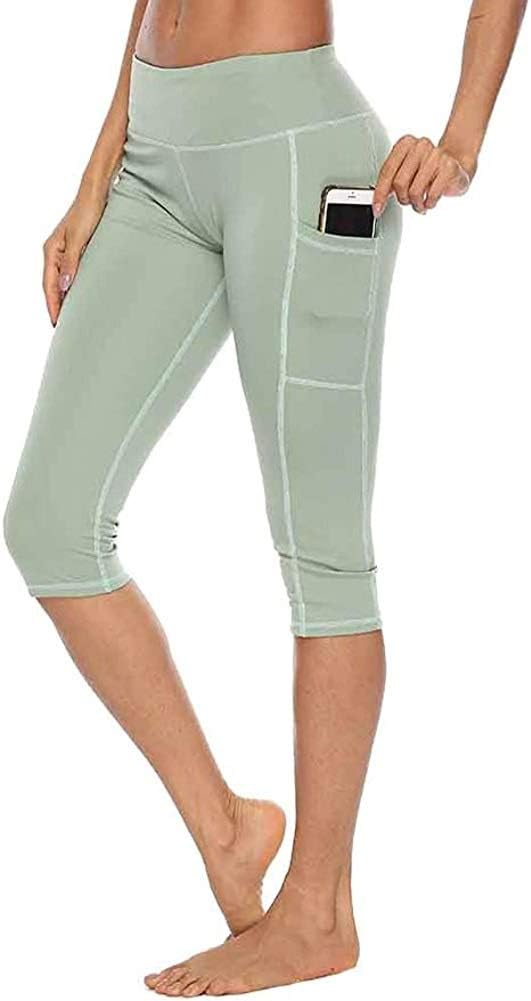 Womens knee length yoga pants Clearance