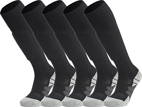 Image of APTESOL Knee High Sport Soccer Baseball Socks for Youth Boys Girls (1 /3 /5 Pairs)