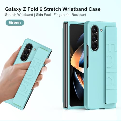 WOKEZ Elastisk handledsrem för Samsung Galaxy Z Fold 6 - Blå