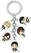 Produktbild GOTH Perhk Attack On Titan Schlüsselanhänger Animation Serie 5 Figuren Acryl Schlüsselanhänger Halter Zubehör Anime Cartoon Anhänger Anime Fans Geschenk - H02, Normal