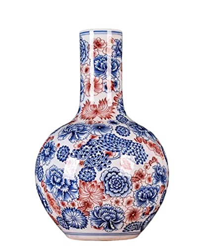 Il nostro vaso cinese può essere una collezione funzionale: il nostro vaso cinese è in ceramica, vaso cinese tradizionale con design creativo, squisita fattura, può essere raccolto come arte o ornamenti, è un ottimo regalo ideale per qualcuno di speciale, i tuoi freiends apprezzeranno questa arte cinese.