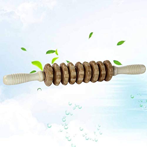 DOITOOL Massageador de madeira para massagem, massagem, massagem, massagem, massagem, massagem, cabe