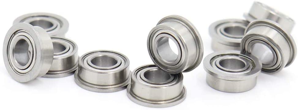 MF105ZZ Flens Lager 5x10x4 Mm 10PC Dubbele Afgeschermde Miniatuur Flens MF105 Z ZZ Kogellagers MF105-2Z MF105Z