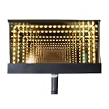 Byuexhp Porte-Clés Pour Garage,Étagère de Rangement Miroir avec Illusion Lumineuse 3D,O...