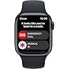 Apple Watch Series 8 [GPS, 41mm] - Midnight Aluminum Case with Midnight Sport Band, M/L (Renewed) - Image 5