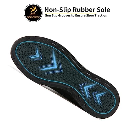 LUPWEE Steel Toe Shoes for Men Women, Slip Resistant Safety Work Shoes Puncture Proof Comfortable Indestructible Sneakers with Specialized Work Insole for Industry Construction Warehouse3