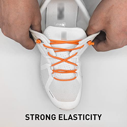 Image of 3 Pairs Elastic No Tie Shoe Laces, Stretch Bungee Laces