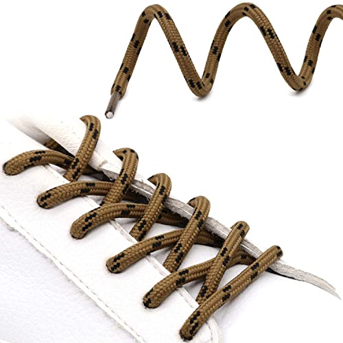 Image of (2 Pair Shoelaces for Hiking Shoes, Outdoor Walking Sneakers, Outdoor Hiking, Climbing, Basketball, Work Boot, Running, Sport Shoes