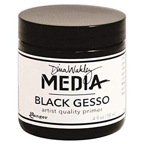Ranger Dina Wakley Media Gesso 4oz Jar Black