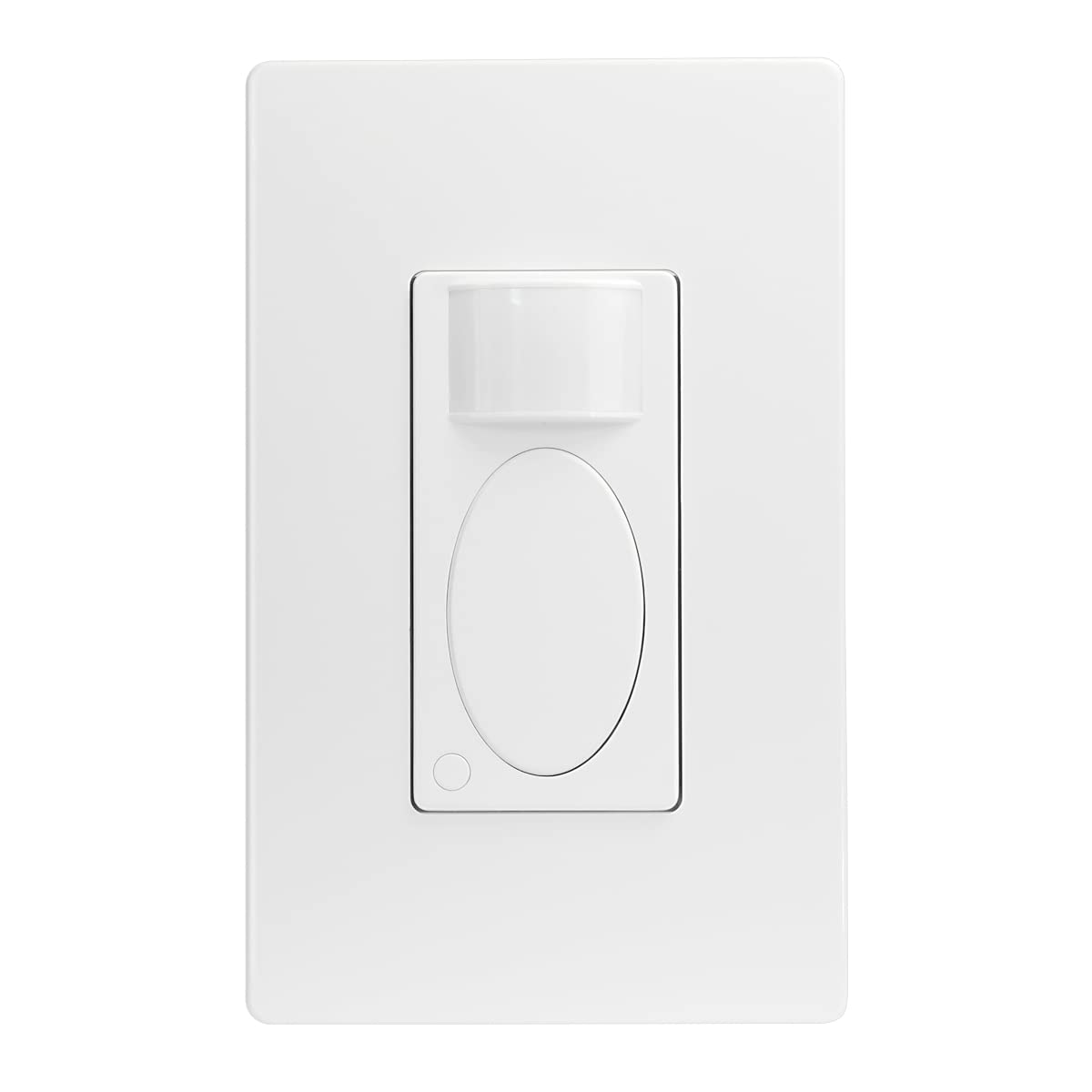 PIR Motion Sensor Light Switch,Occupancy Sensor Switch | 5Amp | Sigle-Pole | No Neutral Required, Operable Without Ground Wire,PC Fireproof,UL Listed