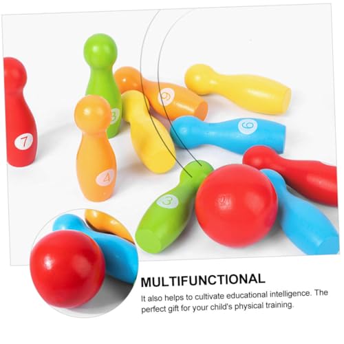 Bowling de motricité en bois UKCOCO coordination œil-main