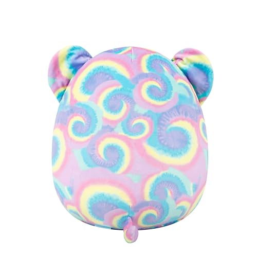 Image of Squishmallows Original 12in Jonessa The Purple Psychedelic Tie-Dye Bear - Official Jazwares Plush (Medium-Sized)