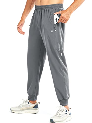 Image of NORTHYARD Men's Athletic Running Pants Lightweight Quick-Dry Joggers Gym