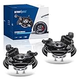 Detroit Axle - Rear Steering Knuckles for 2001 2002 2003 2004 2005 2006 2007 2008 Subaru Forester [with Rear Disc Brakes], Steering Knuckles & Wheel Bearing Hubs Assembly Replacement