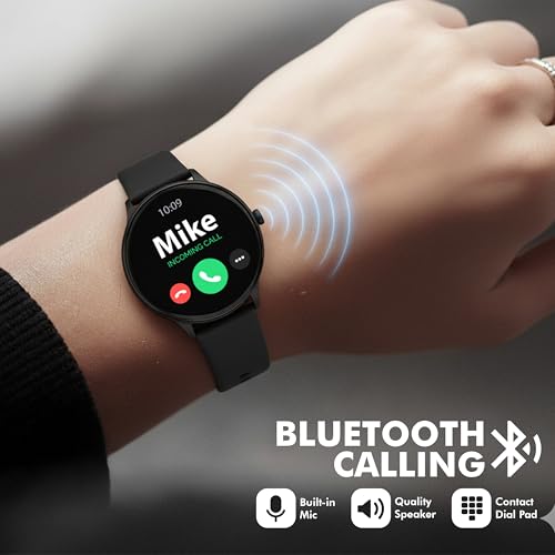Image of Nervfit ACTIV Pro Smart Watch 1.39'' TrueColor+ LED Display, Bluetooth Calls, Heart Rate, SpO2, BP, Calorie, Step Count, Camera & Music Control