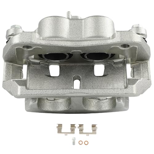 Image of 19B3826A Front Left Disc Brake Caliper Assembly w /Bracket