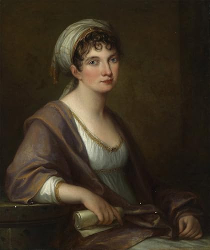 Cuadro al óleo de la princesa Francisca de Kaunitz por Angelica Kauffmann para hogar, 60x90cm