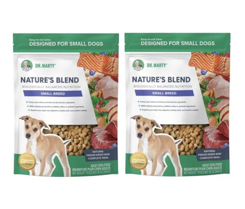 Dr. Marty Nature's Blend Adult Small Breed Freeze Dried Raw Dog Food 16 oz (2 Pack)