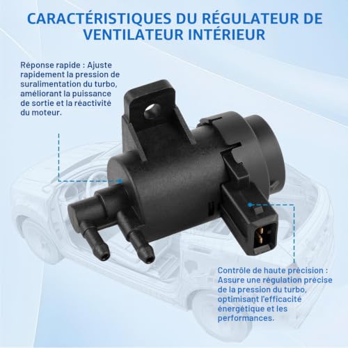 Électrovanne de turbo pour Kangoo Clio Laguna Trafic Vivaro Movano - 7