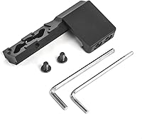 Vista 1 de NOBUHIRO Montura de luz con desplazamiento de aleación de aluminio metálico, montura táctica para linterna de la serie M300 M600, adecuada para riel