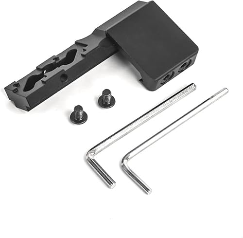 NOBUHIRO Soporte de luz compensada de aleación de aluminio de metal, soporte de linterna táctica serie M300 M600, adecuado para riel Picatinny de