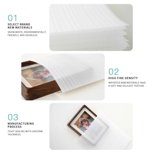 YSOOUA 100Stück Verpackungsmaterial Luftpolsterfolie Umzug 30 x 30cm Schaumfolie Schaumstoffverpackung Umzugsverpackung für Umzugskartons Kartons Geschirr Gläser Weinflaschen Versand