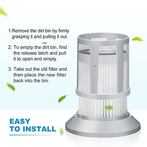 Lanmu Replacement Filter Compatible With Bissell 2156A, 1665, 16652, 1665W Zing Canister Vacuum, Compare To Part 1613056 (1 Pack) #TOP4