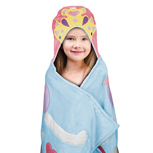 Best Brands Kids Hooded Throw - Princess