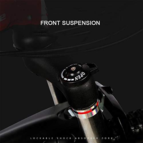 JLRTY Mountainbike Mountainbike, 26 Zoll Folding Hardtail Fahrräder, Fully-und Dual-Disc Brake, Stahl-Rahmen (Color : Yellow, Size : 21-Speed) – Bild 6