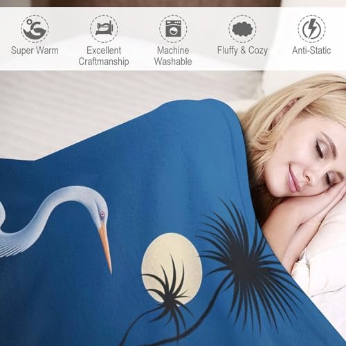 Couverture douce grue un cadeau idéal pour cocooning et voyage - 4