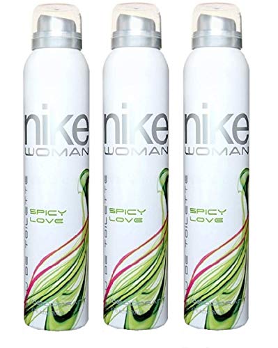 Nike Unisex Combo Pack Of Woman Fresh Scent Deodorant Sprays- 200Ml Each (Spicy Love Pack Of 3)