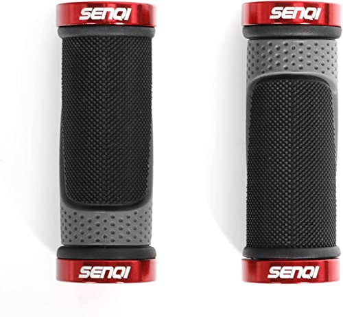 SENQI Fahrradgriffe, Aluminiumlegierung und TPR-Gummi, 130 mm x 130 mm, 130...