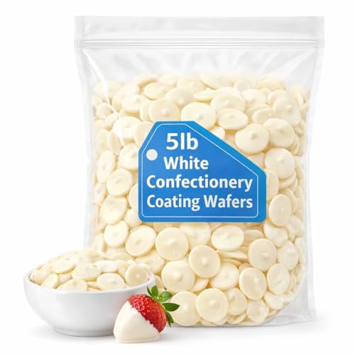 White Confectionery Coating Wafers, 5 lb Bulk Melting Wafers for Baking image 5
