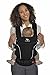 manduca First Baby Carrier > PureCotton Night Black< Marsupio Ergonomico in Morbido Cotone Biologico, 3 Posizioni (anteriore, laterale, posteriore), per Neonati e Bambini de 3,5 a 20kg, nero