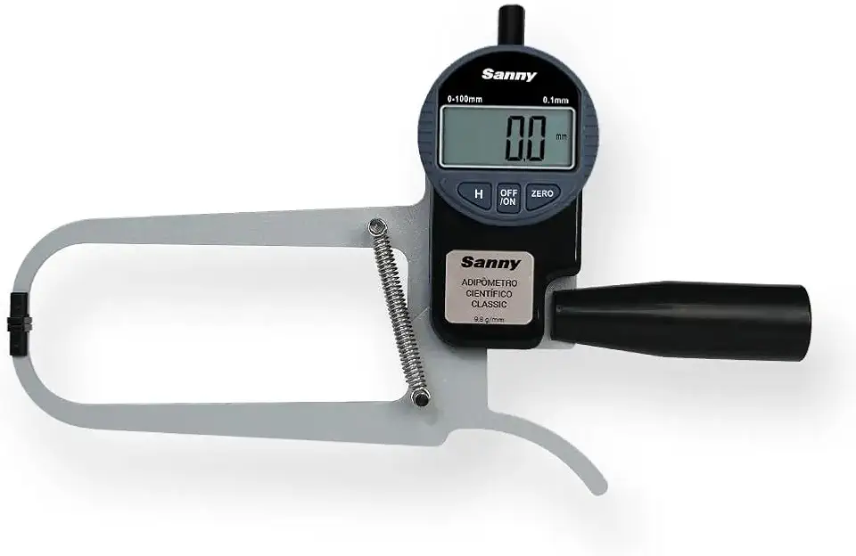 Adipômetro Digital Científico Classic em Aço Carbono Sanny AD2001-DIG