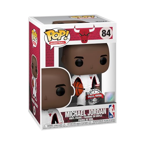 Funko Pop! NBA: Chicago Bulls - Michael Jordan - (Bulls White Warmup) - Figura de Vinilo Coleccionable - Idea de Regalo - Mercancia Oficial - Juguetes para Niños y Adultos - Sports Fans