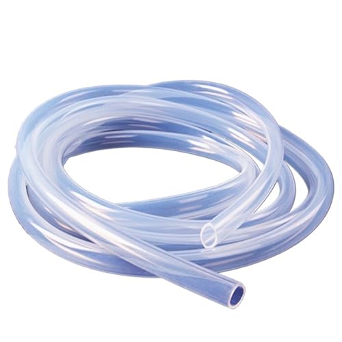 drain hose Silicone Tube Hose Transparent Food Grade Tasteless High Temperature Resistant Water Dispenser Peristaltic Pump Household water pump (Size : 5 Meter, Color : ID6 x OD10mm)
