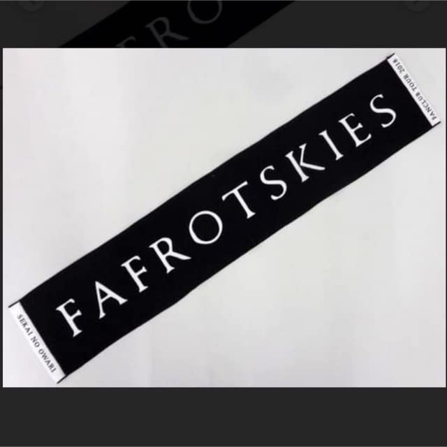 Amazon | SEKAI NO OWARI セカオワ Fafrotskies マフラータオル