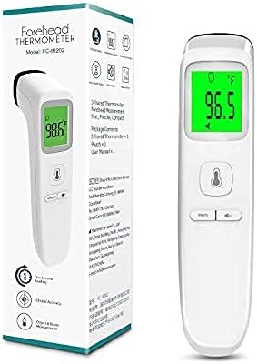 XDX Thermometer for Adults Forehead, No Touch Thermometer with Fever Alarm and Memory Ideal for Babies, Kids, Adults, Indoor Outdoor Medical Use