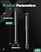 SCITOO - Rear Shock Absorber for Jeep Fits 2006-2010 for Jeep Commander,2005-2010 for Jeep Grand for Cherokee Shocks 344496 Struts - 2Pc Set