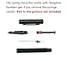 5 Pack Fountain Pen Ink Syringe Filler, Spring Converter with Removable Blunt Needle Tip