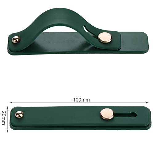 Image of Weewooday 6 Pieces Phone Grip Holder Cell Phone Grip Strap Telescopic Finger Strap Stand Universal Finger Kickstand for Most Smartphones(Vintage Colors,Classic)