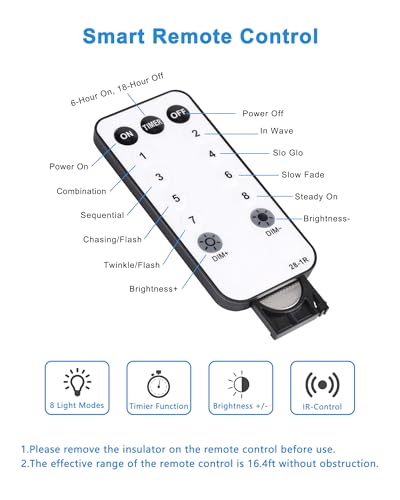 Blingstar Star Curtain Lights 138 LED 12 Star Multicolor Christmas Lights 8.2 Ft Connectable Window Lights with Remote Plug in Curtain String Lights for Christmas Ramadan Bedroom Indoor Outdoor Decor