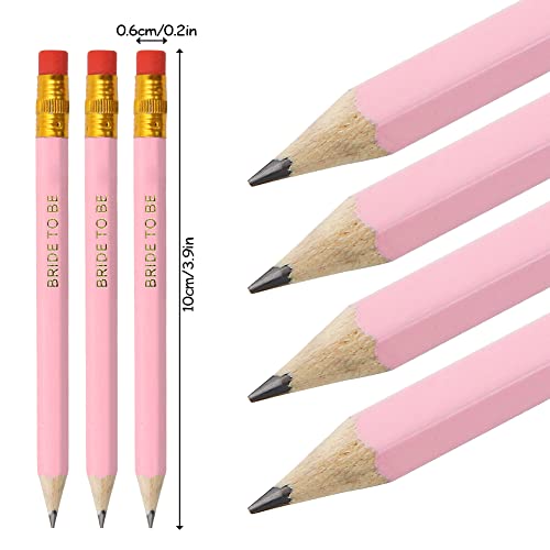 50 Lápices de Grafito Rosados para Bodas miniatura 2